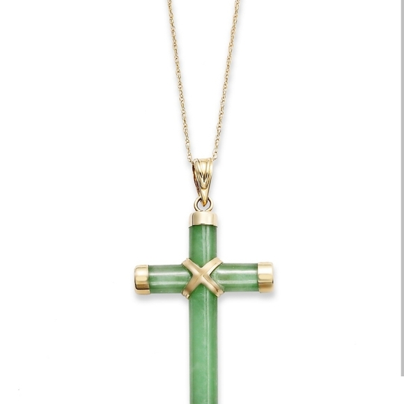 Jade cross from Macys - Picture 3 of 3
